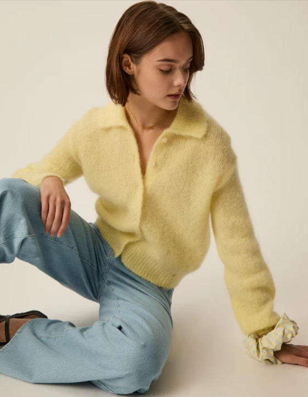 sample Alpolo cardigan by Des Petits Hauts