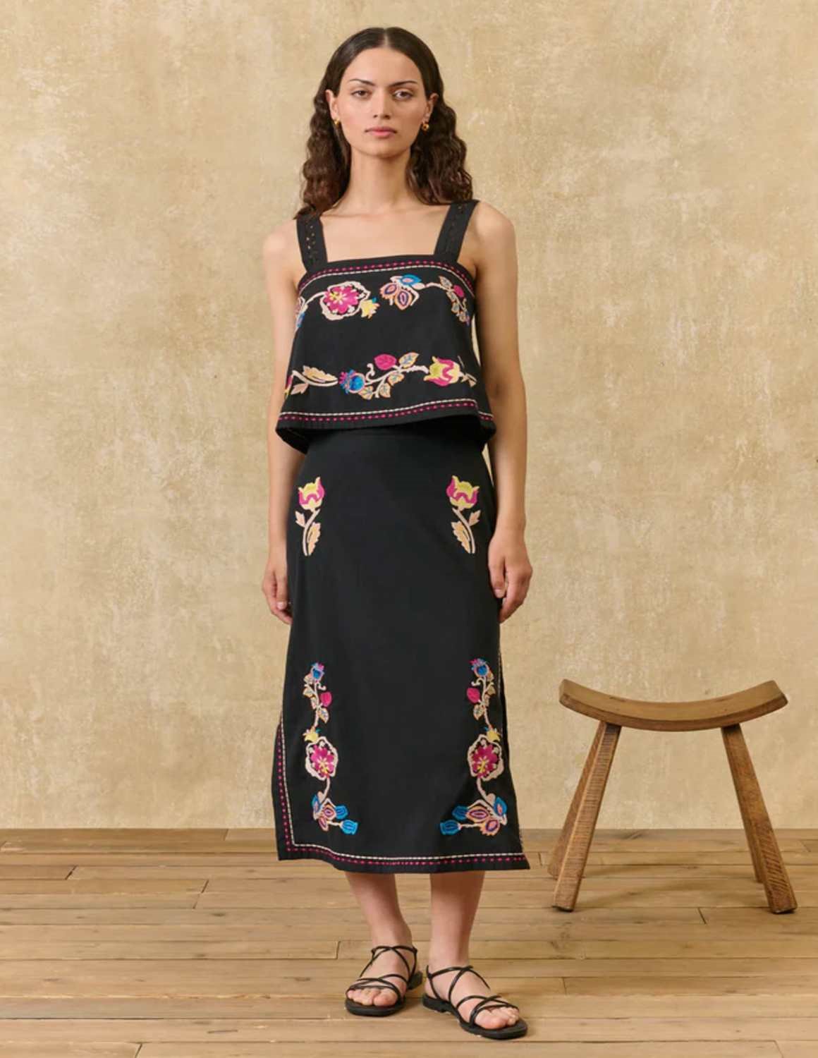 Amarante skirt and Phaedra top by Louise Misha