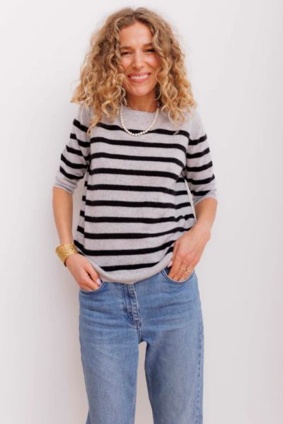 Bianca striped jumper by Beta Studios