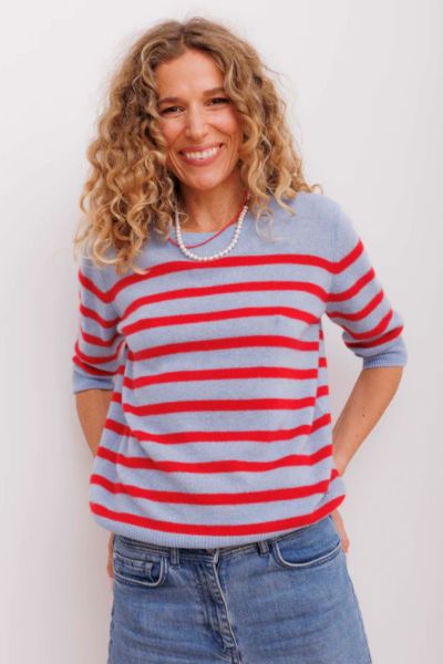 Bianca striped jumper by Beta Studios