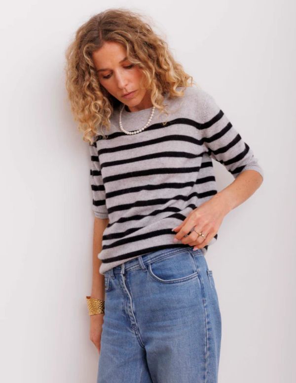 Bianca striped jumper by Beta Studios