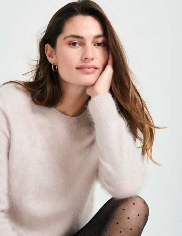 Brushed crew jumper by Jumper 1234