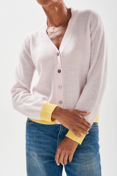 Contrast cardigan by Jumper 1234