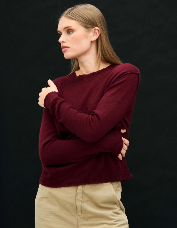 Distressed crew jumper by Jumper 1234