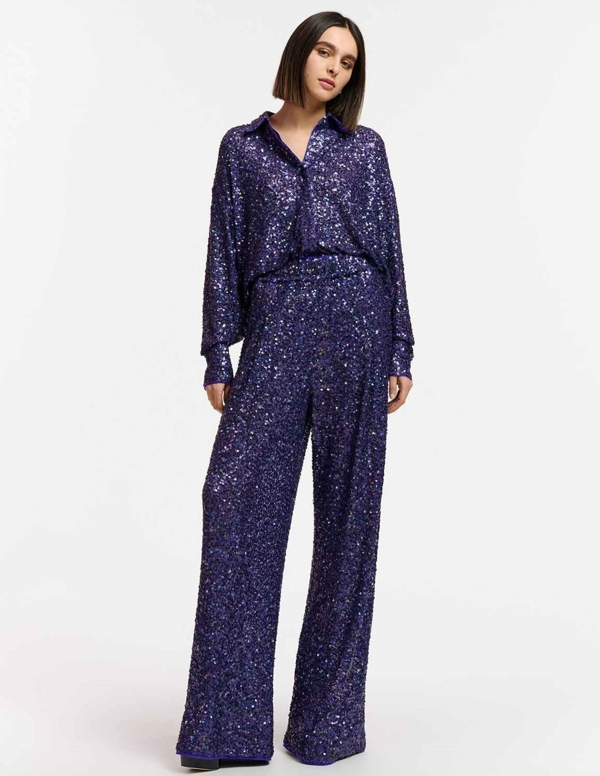 Entry sequin pants by Essentiel Antwerp