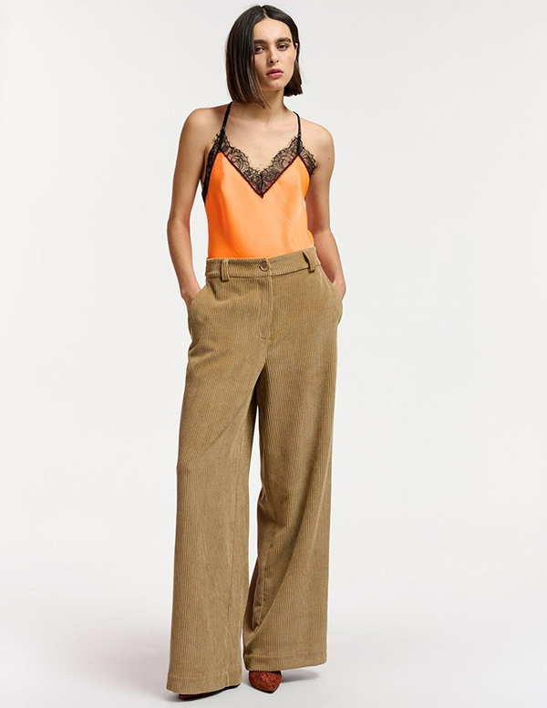 Envy corduroy wide-leg pants by Essentiel Antwerp