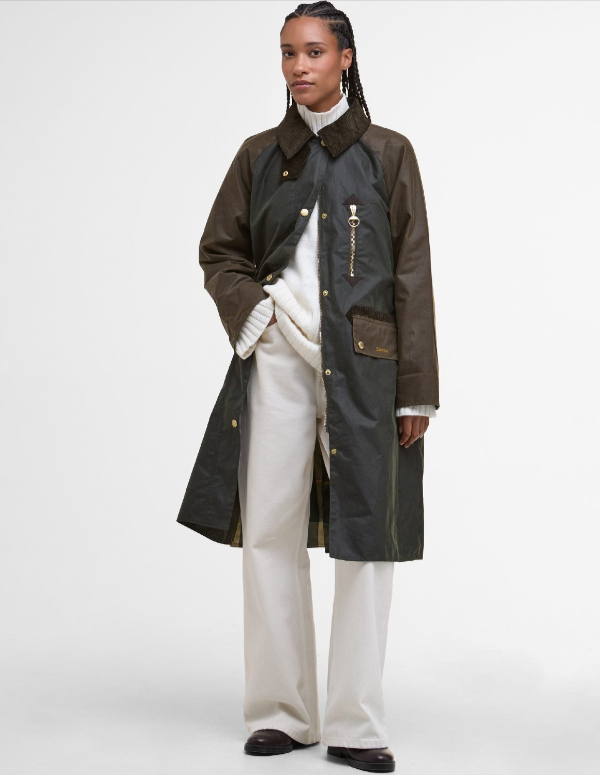 sample Evette wax jacket by Barbour