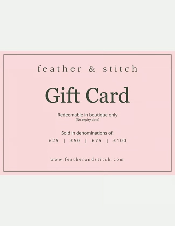 Feather & Stitch Gift Voucher