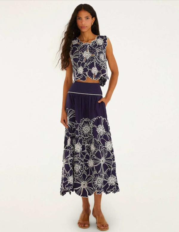 Flowers skirt by Farm Rio