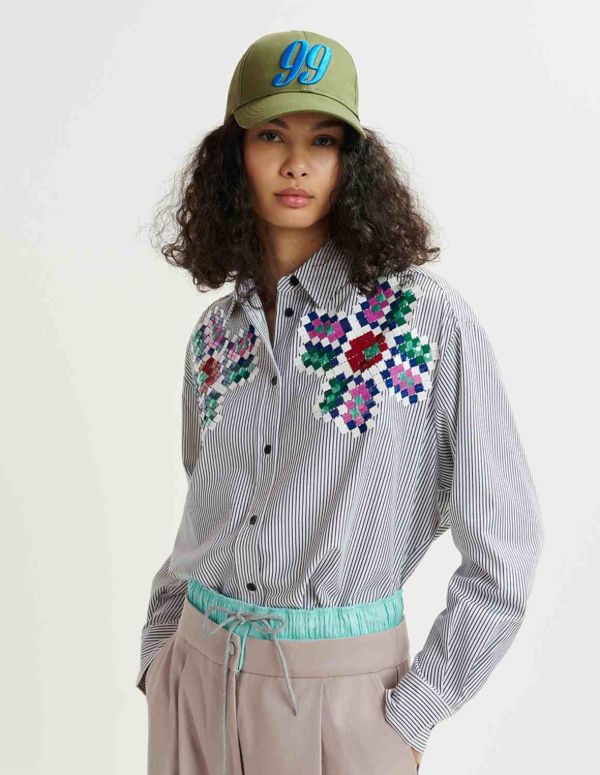 Hapricorn sequin shirt by Essentiel Antwerp