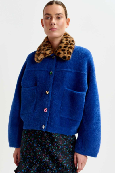 Intention jacket in blue