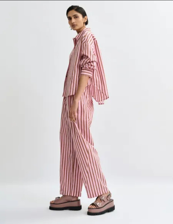 Jorner barrel leg trousers by Essential Antwerp