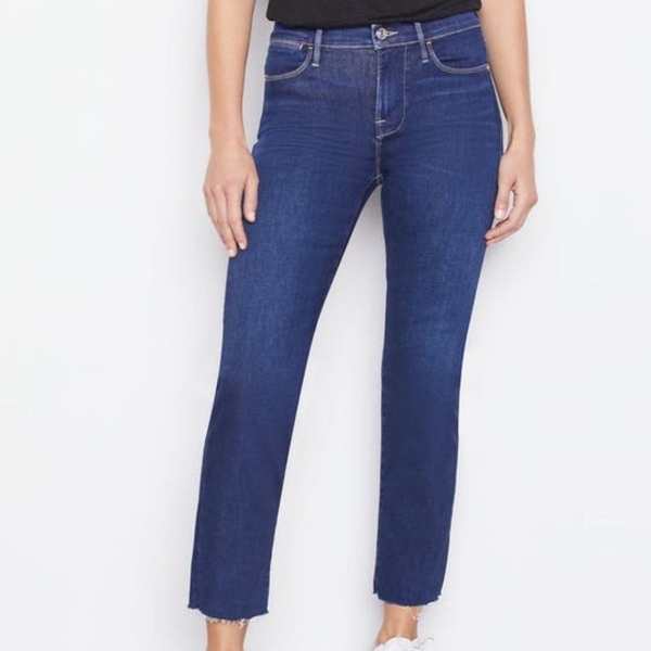 Le High Straight Frame Jeans