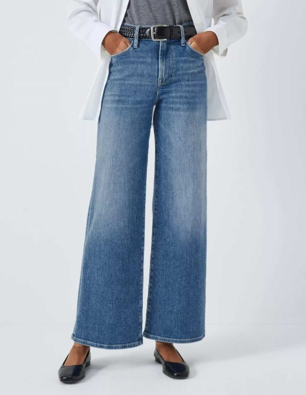 Le Slim Palazzo drizzle blue by Frame