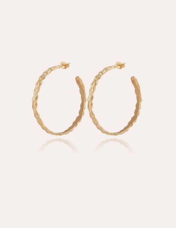 Liane hoop earrings by Gas Bijoux