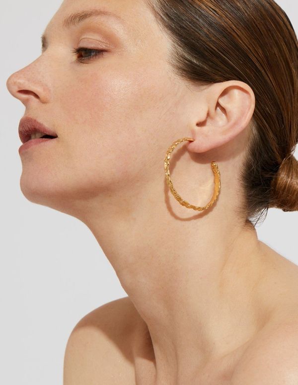 Liane hoop earrings by Gas Bijoux