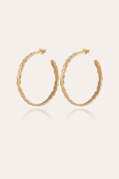 Liane hoop earrings by Gas Bijoux