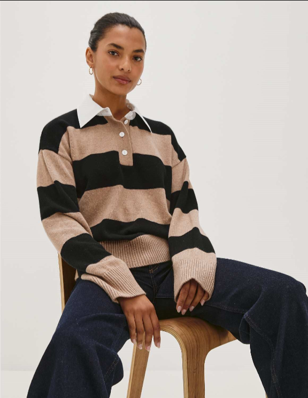 Paxton stripe jumper by Rails