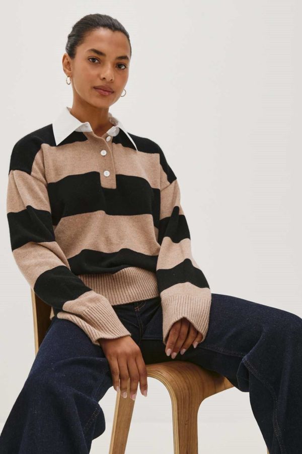 Paxton stripe jumper by Rails