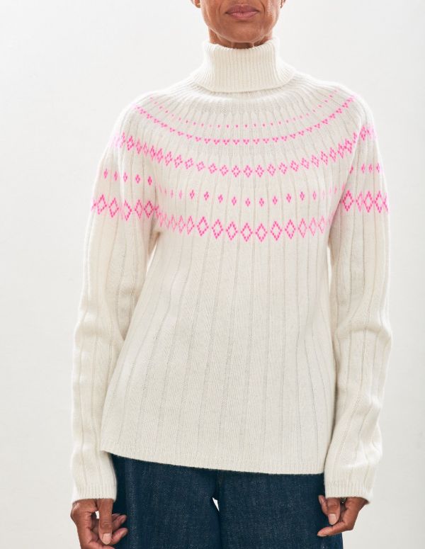 Rib ski roll collar by Jumper 1234