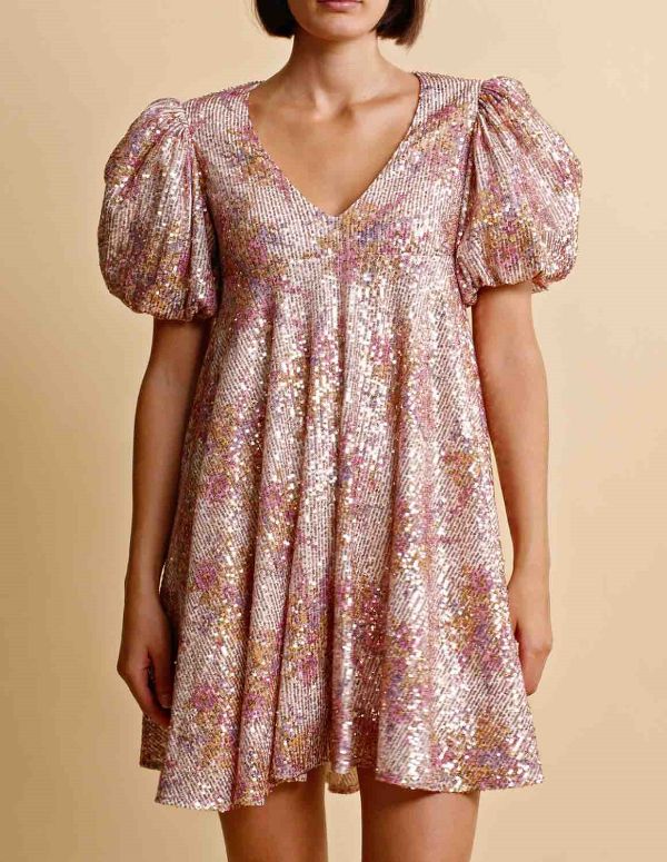 Sequins V dress by byTiMo