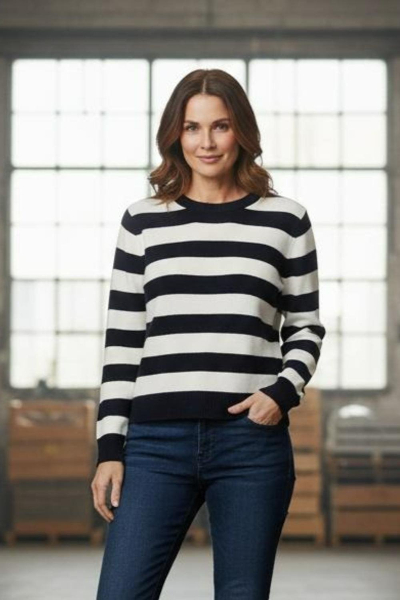 Stripe crew jumper from Jumper 1234