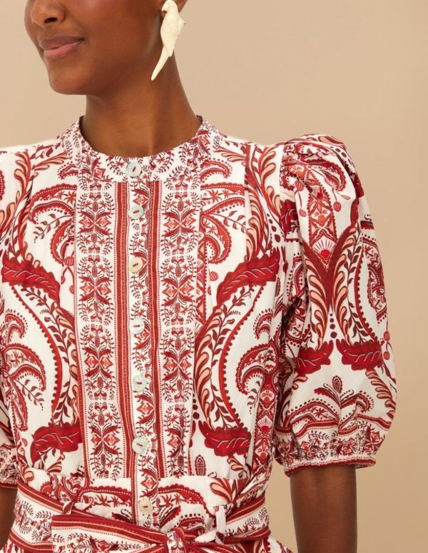 Tropical cameo romper by Farm Rio