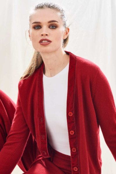 Velvet cardigan by Jumper 1234