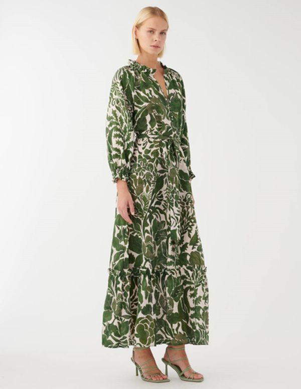 Dea Kudibal 1000725 TeodoraDEA Sayo Millennium Print Stretch Silk Dress