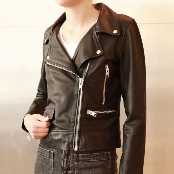 Shop ladies leather jackets, skirts, trousers