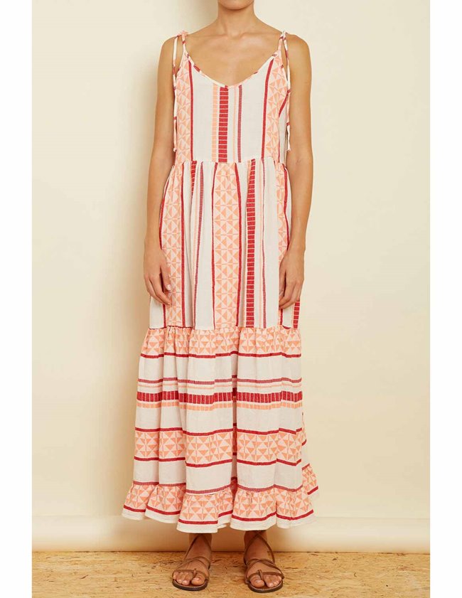 Zakar maxi dress in red by Pearl & Caviar