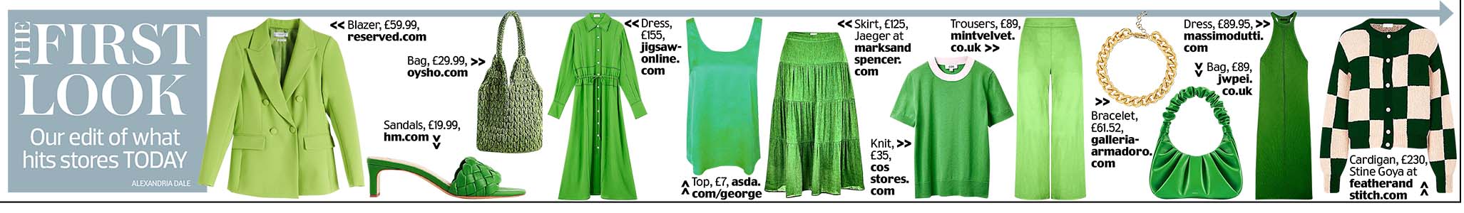 Stine Goya cardigan in Daily Mail