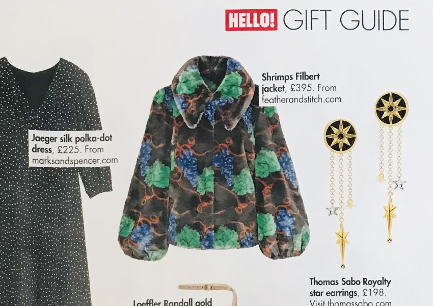 Shrimps jacket in Hello! Christmas gift guide