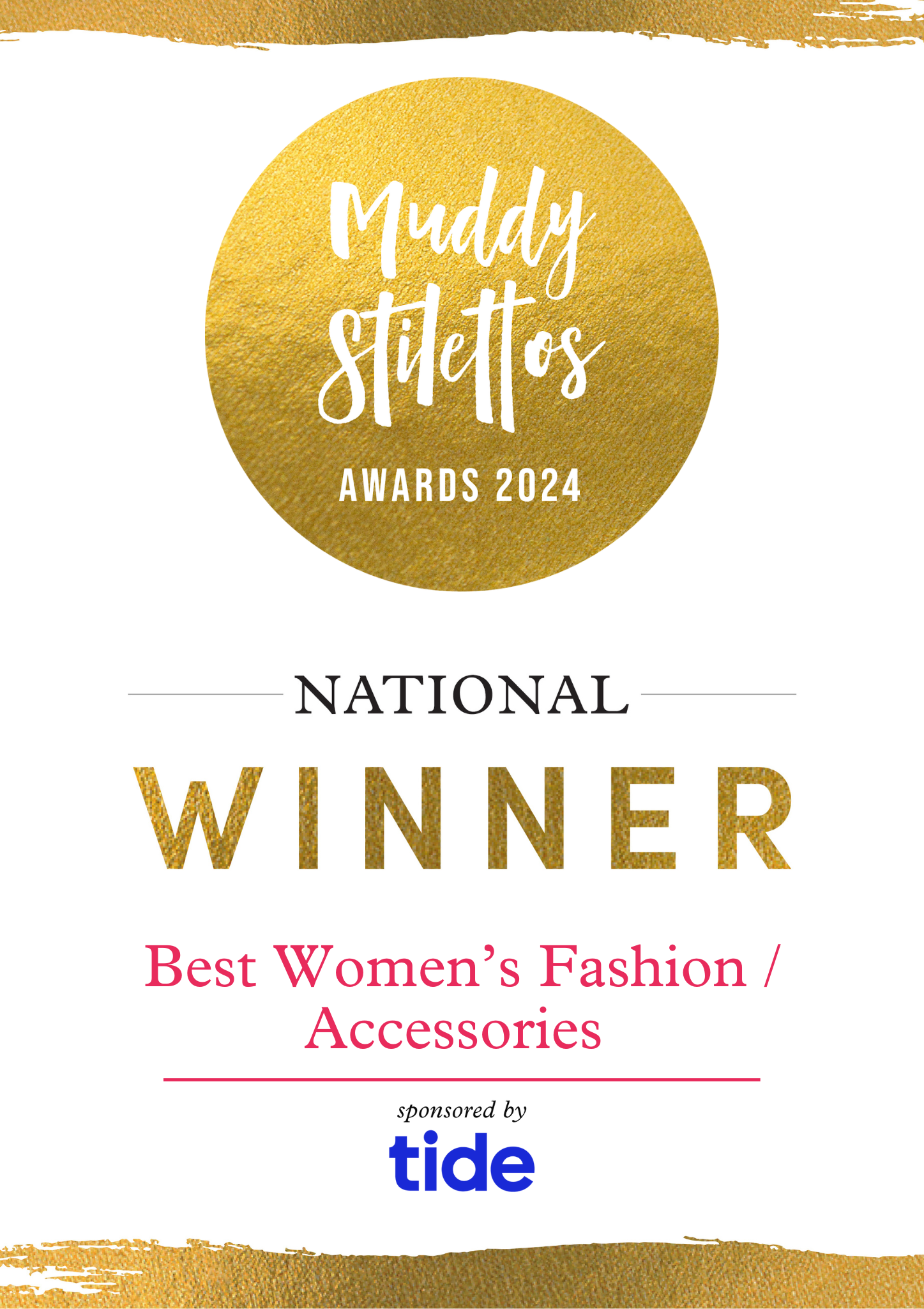 National Winner of Best Women's Fashion/Accessories Category