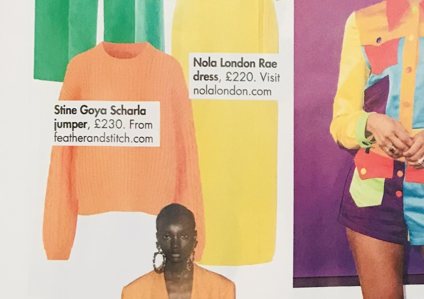 Stine Goya Scharla Jumper featured in Hello! Magazine