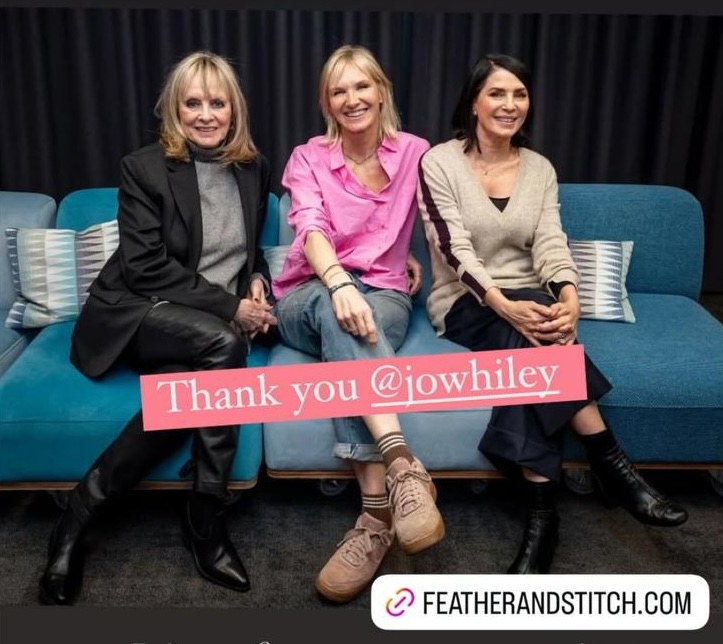 Jo Whiley in Pink Shirt from Sacrecoeur
