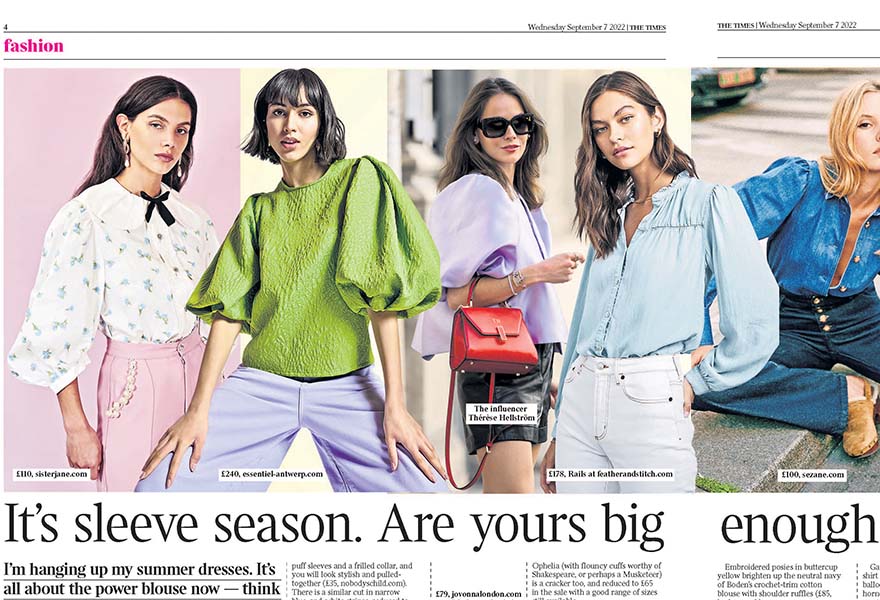 Rails Camille shirt in The Times