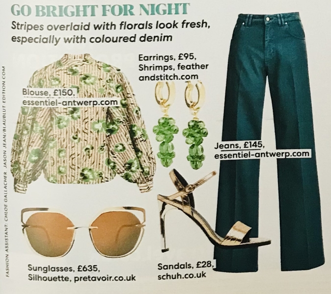 Mina earrings featured in You magazine article