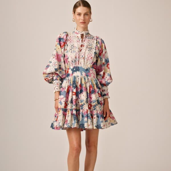 Cotton slub mini dress by byTiMo