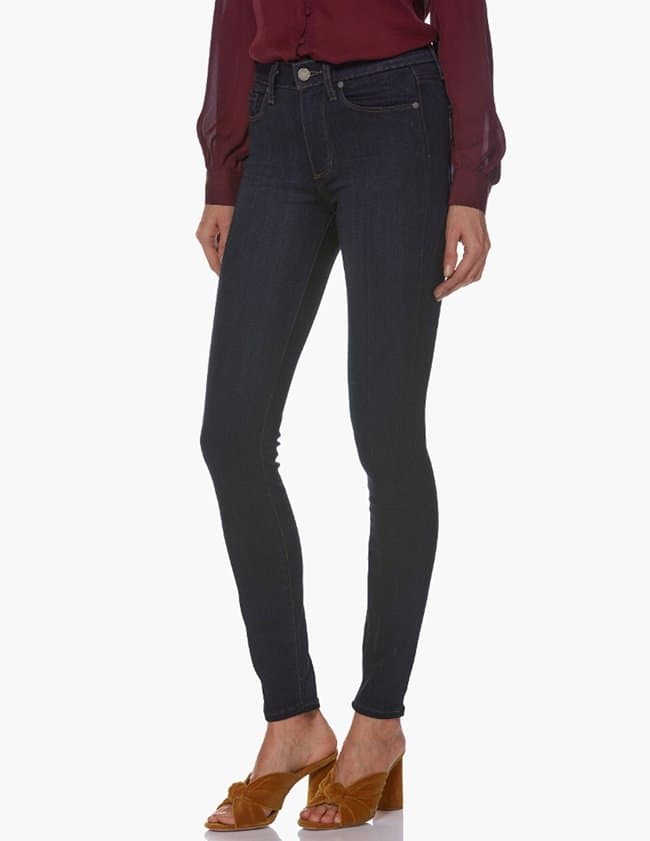 Paige Jeans hoxton ultra skinny jeans - mona dark blue