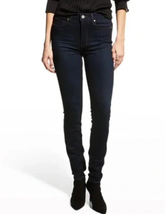 Paige Jeans hoxton ultra skinny jeans - mona dark blue