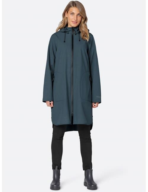 Ilse Jacobsen raincoat heavyweight - orion blue