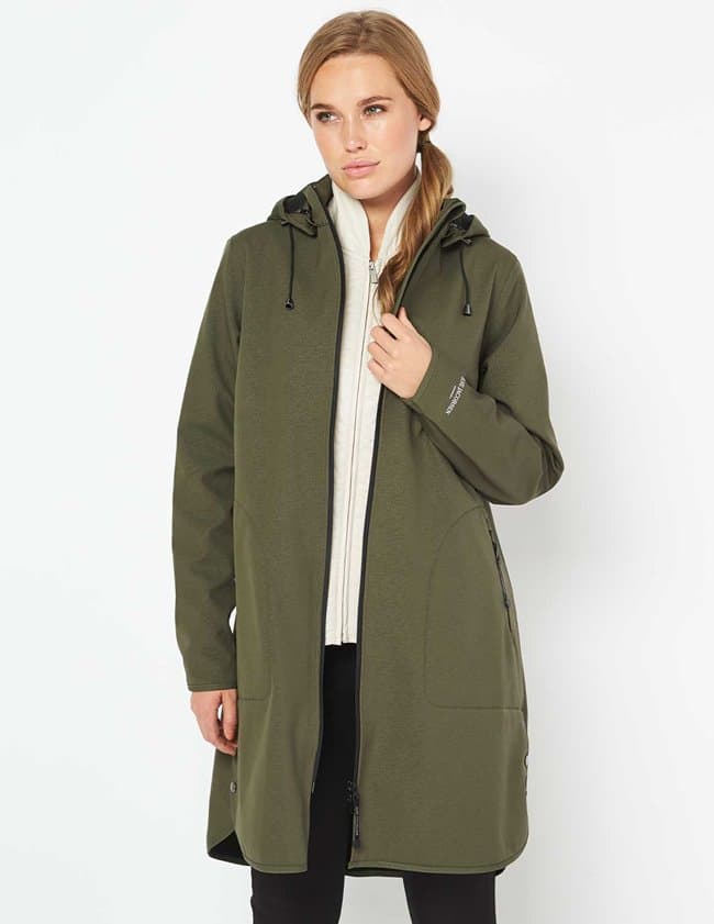 Ilse Jacobsen raincoat heavyweight - army