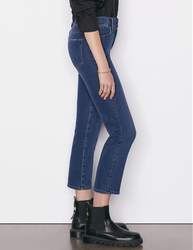 Frame Jeans le high straight jeans - dublin detail