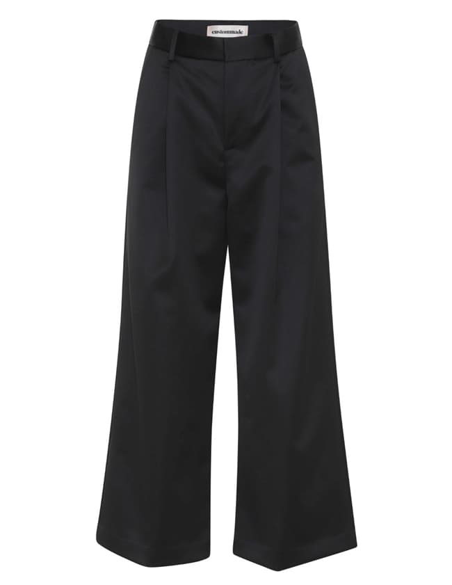 Custommade anelle trousers - anthracite black