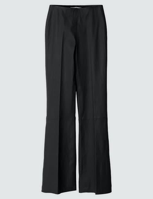 Day Birger et Mikkelsen mabella leather trousers - black