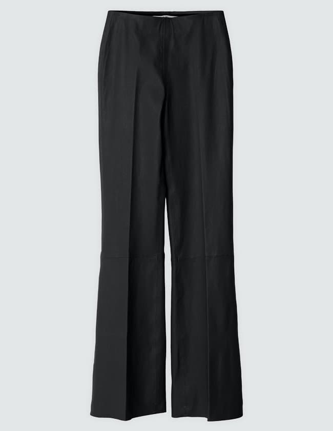 Day Birger et Mikkelsen mabella leather trousers - black
