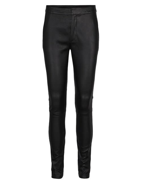 Day Birger et Mikkelsen leah leather trousers - black