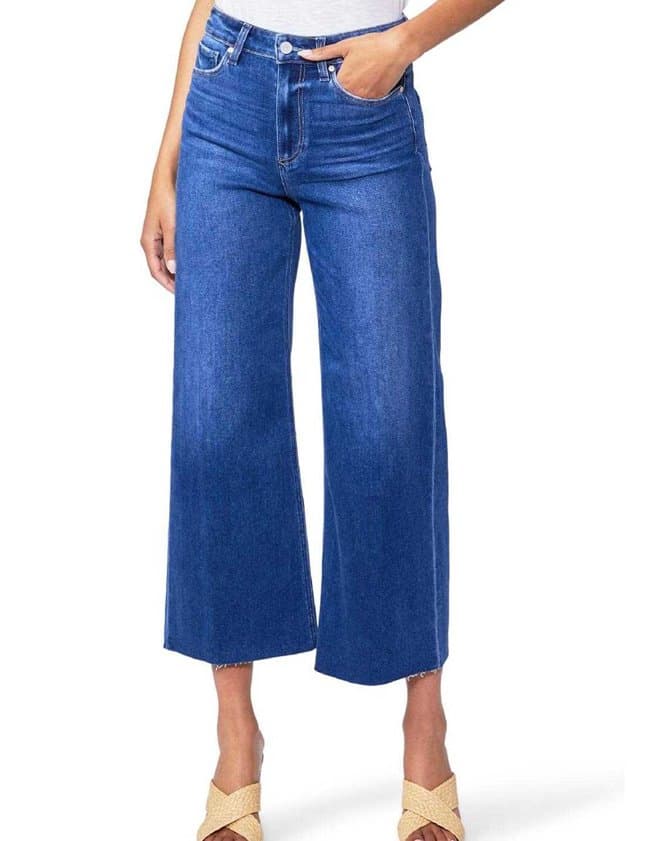 Paige Jeans anessa raw hem jean - roam