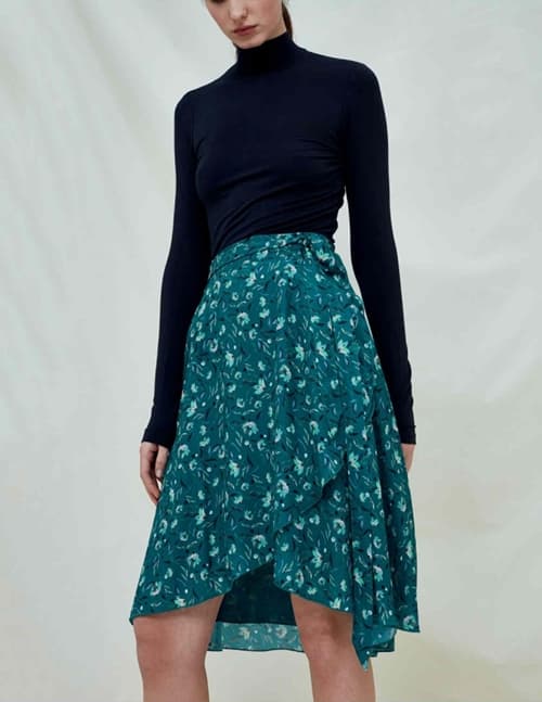 FWSS ulla skirt - tabbo garden green
